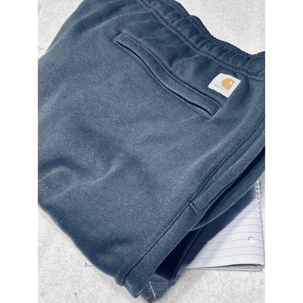 Carhartt Mens 4XL Sweatpants Black Marquette Loose Fit Joggers Fleece Pants NWT